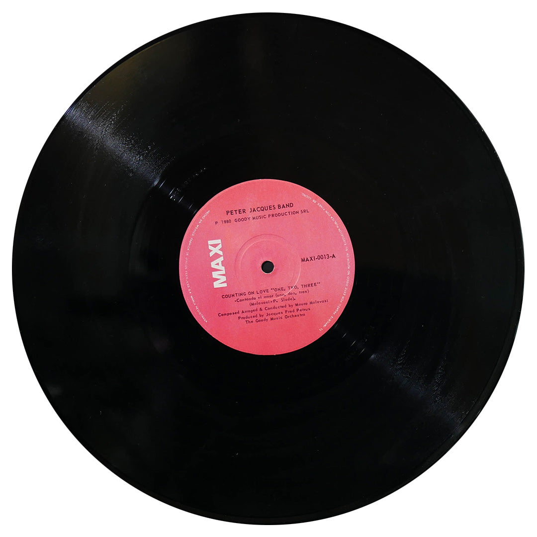 PETER JACQUES BAND - ONE, TWO, THREE (COUNTING ON LOVE) | 12" MAXI SINGLE USADO