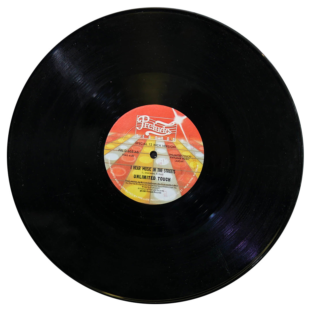 UNLIMITED TOUCH - I HEAR MUSIC IN THE STREETS | 12" MAXI SINGLE USADO