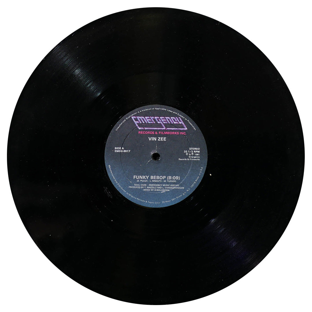 VIN ZEE - FUNKY BEBOP | 12" MAXI SINGLE USADO