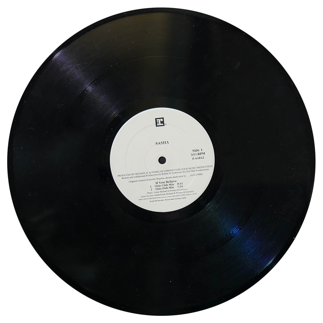 SASHA - IF YOU BELIEVE | 12" MAXI SINGLE USADO