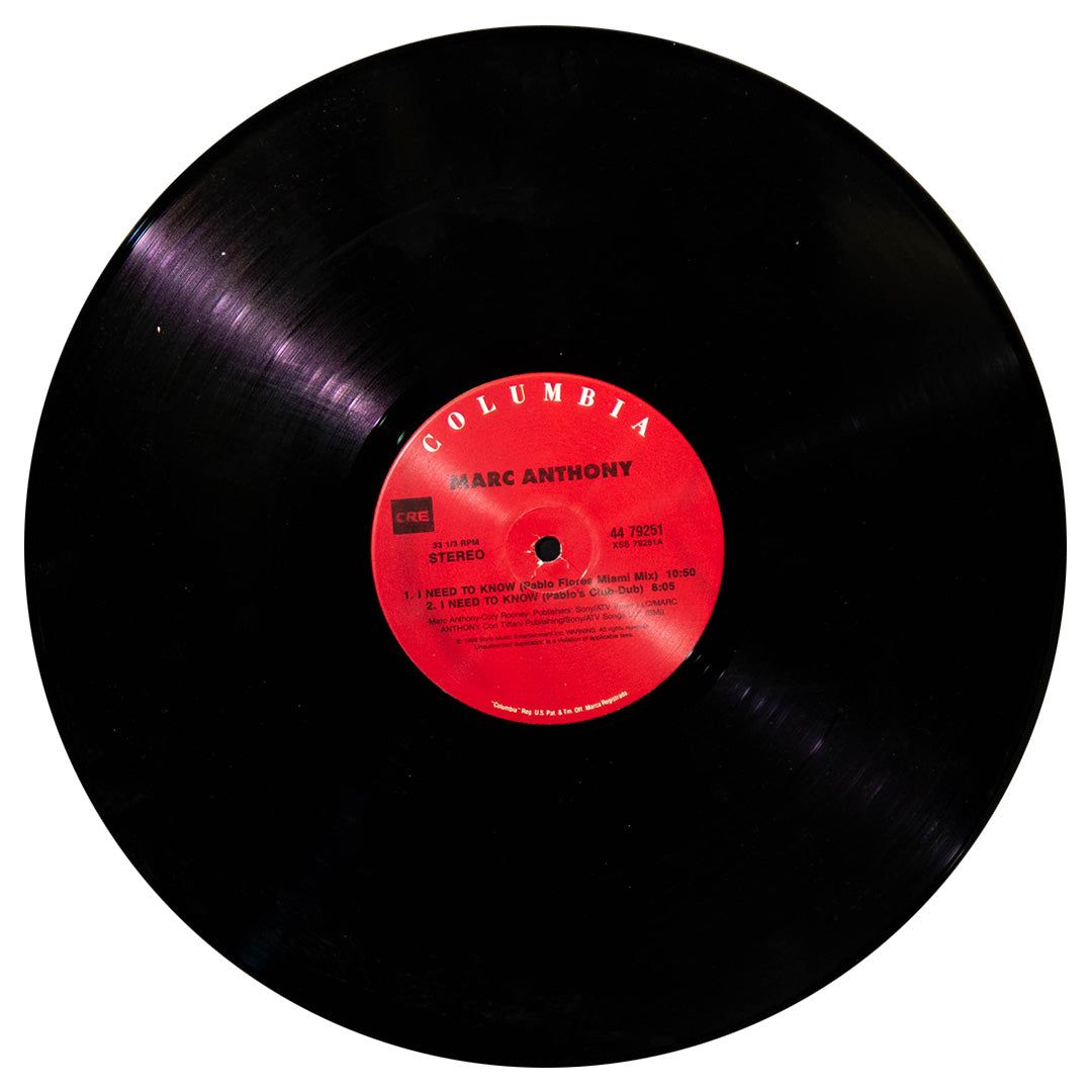 MARC ANTHONY - I NEED TO KNOW | 12" MAXI SINGLE USADO