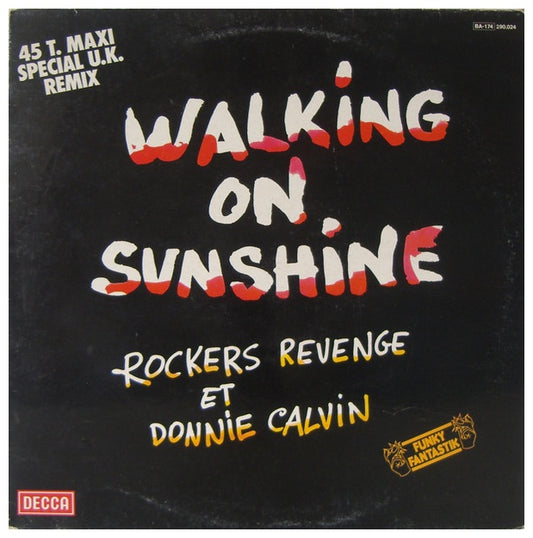 ROCKERS REVENGE - WALKING ON SUNSHINE | 12" MAXI SINGLE USADO