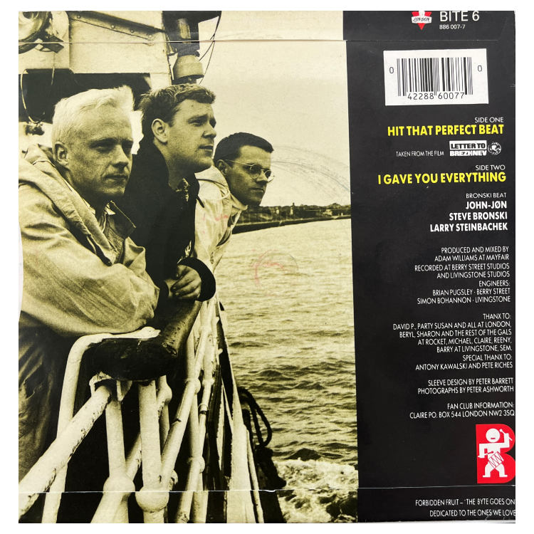 BRONSKI BEAT - HIT THAT PERFECT BEAT | 7" SINGLE VINILO USADO
