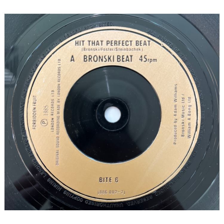 BRONSKI BEAT - HIT THAT PERFECT BEAT | 7" SINGLE VINILO USADO