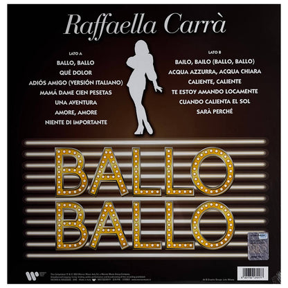 RAFAELLA CARRA - BALLO BALLO (YELLOW VINYL) (ITALY) | VINILO