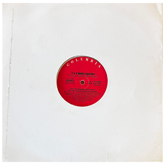 C+C MUSIC FACTORY - DO YOU WANNA GET FUNKY (1LP) | 12" MAXI SINGLE USADO