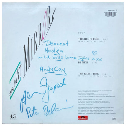 SPLIT MIRROR - THE RIGHT TIME (AUTOGRAFIADO) | 12" MAXI SINGLE USADO