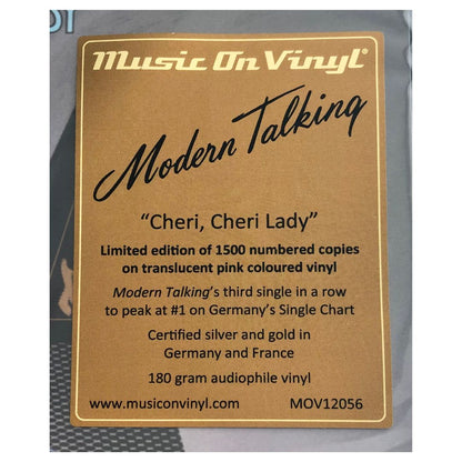 MODERN TALKING - CHERI, CHERI LADY(RED VINYL) | 12" MAXI SINGLE VINILO
