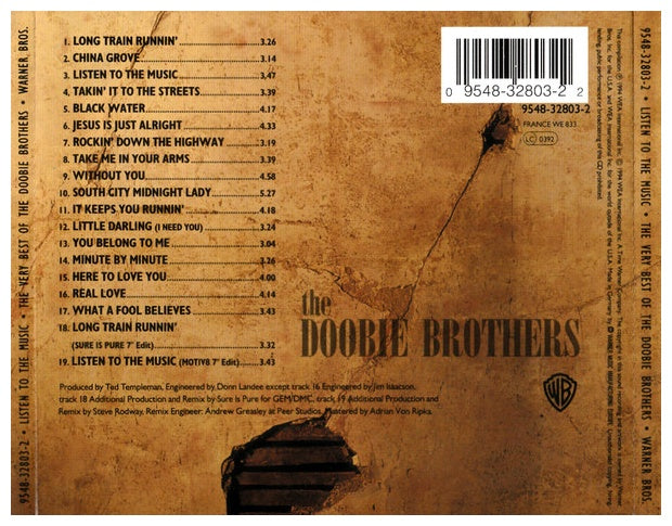 DOOBIE BROTHERS - LISTEN TO THE MUSIC: THE BEST OF | CD