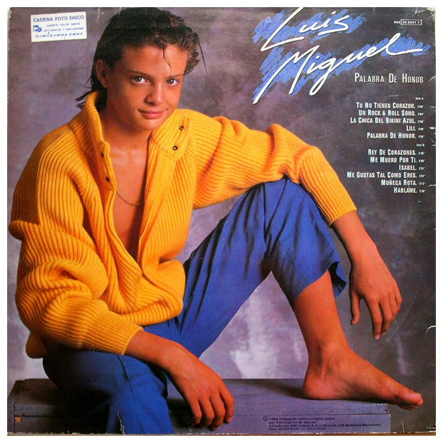 LUIS MIGUEL - PALABRA DE HONOR | VINILO USADO