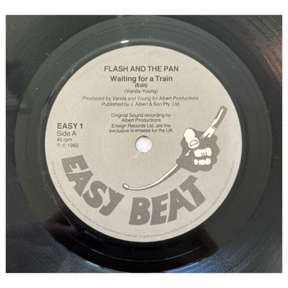 FLASH AND THE PAN - WAITING FOR A TRAIN | 7" SINGLE VINILO USADO