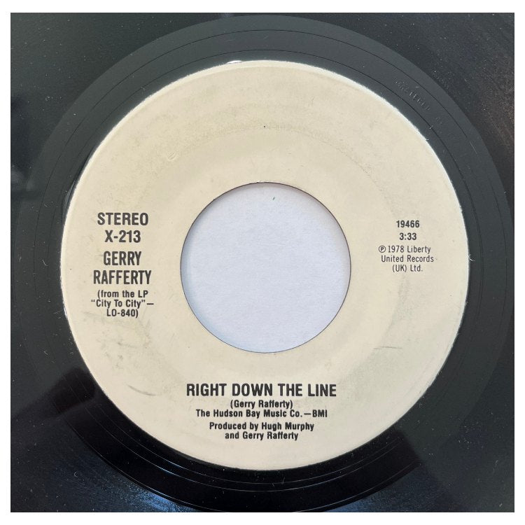 GARRY RAFFERTY - BAKER STREET/RIGHT DOWN THE LINE | 7" SINGLE VINILO USADO