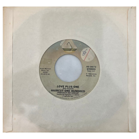 HAIRCUT ONE HUNDRED - LOVE PLUS ONE/FAVOURITE SHIRTS | 7" SINGLE VINILO USADO