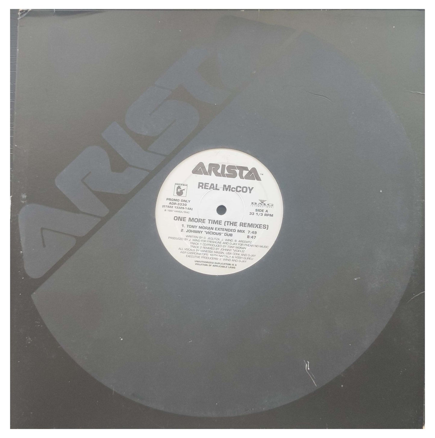 REAL MCCOY  -  ONE MORE TIME (THE REMIXES) | 12" MAXI SINGLE USADO