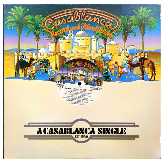 MICHAEL SEMBELLO  -  MANIAC | 12" MAXI SINGLE USADO