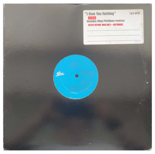 BROS  -  I OWE YOU NOTHING | 12" MAXI SINGLE USADO