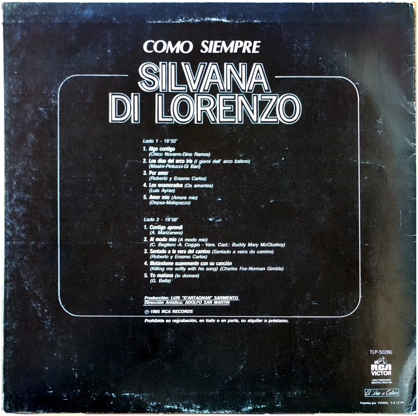 SILVANA DI LORENZO - COMO SIEMPRE (ESPAÑOL) | VINILO USADO