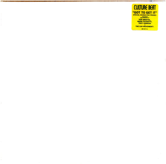 CULTURE BEAT - GOT TO GET IT (2LP) | 12" MAXI SINGLE USADO