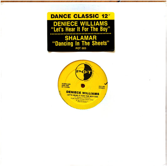 DENISSE WILLIAMS/SHALAMAR - LET'S HEAR IT FOR THE BOY/DANCING IN THE SHEETS | 12" MAXI SINGLE USADO