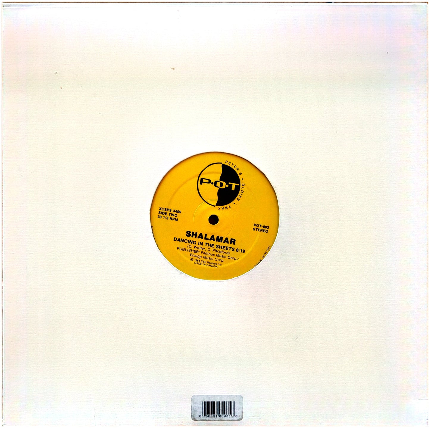 DENISSE WILLIAMS/SHALAMAR - LET'S HEAR IT FOR THE BOY/DANCING IN THE SHEETS | 12" MAXI SINGLE USADO