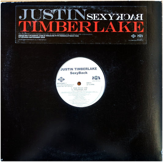 JUSTIN TIMBERLAKE - SEXY BACK | 12" MAXI SINGLE USADO