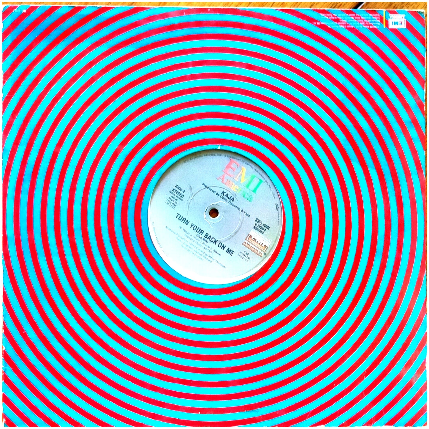 KAJA - TURN YOUR BACK ON ME | 12" MAXI SINGLE USADO
