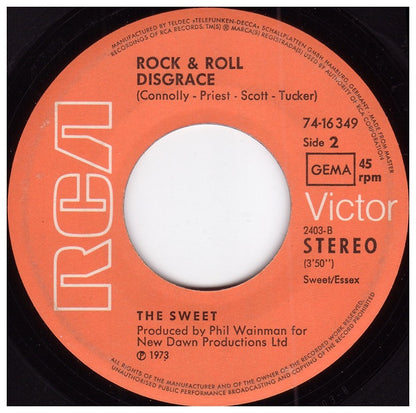 SWEET - THE BALLROOM BLITZ | 7" SINGLE USADO