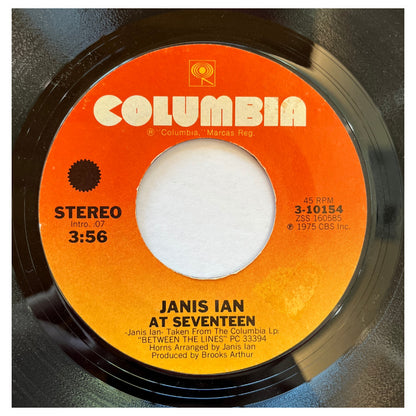 JANIS IAN - STARS/AT SEVENTEEN | 7" SINGLE VINILO USADO