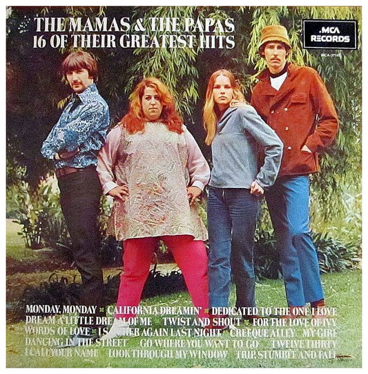 MAMAS & THE PAPAS - 16 OF THEIR GREATEST HITS | VINILO USADO