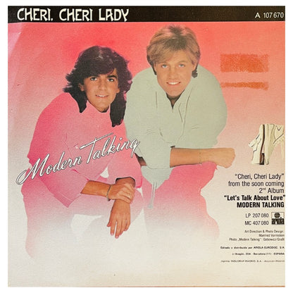 MODERN TALKING - CHERI, CHERI LADY | 7" SINGLE VINILO USADO