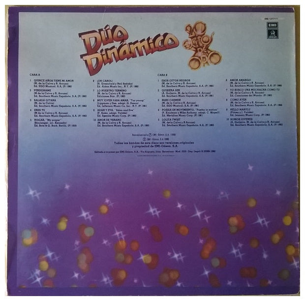 DUO DINAMICO - 20 EXITOS DE ORO | VINILO USADO