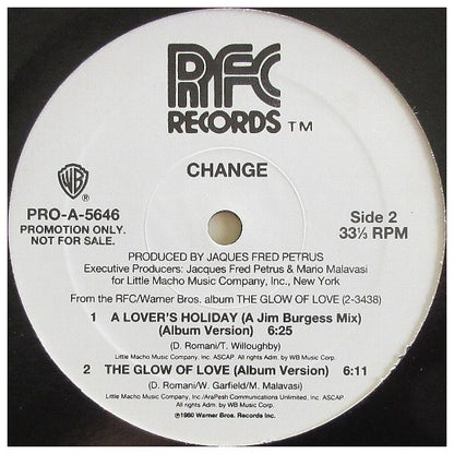 CHANGE - A LOVER'S HOLIDAY | 12" MAXI SINGLE USADO