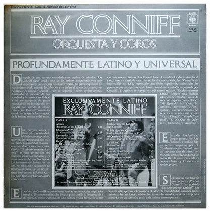 RAY CONNIFF - EXCLUSIVAMENTE LATINO | VINILO USADO