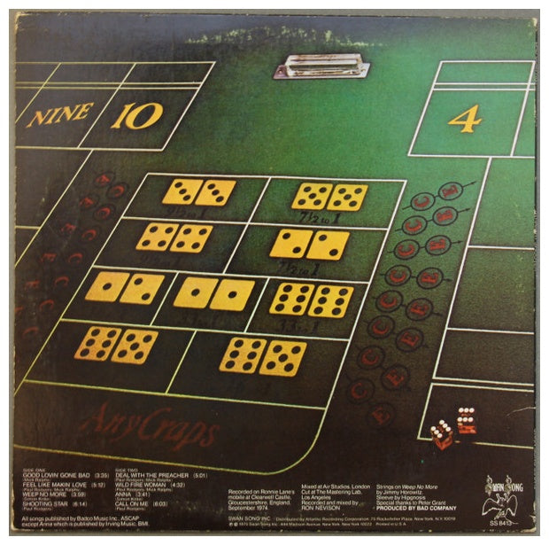 BAD COMPANY - STRAIGHT SHOOTERS | VINILO USADO