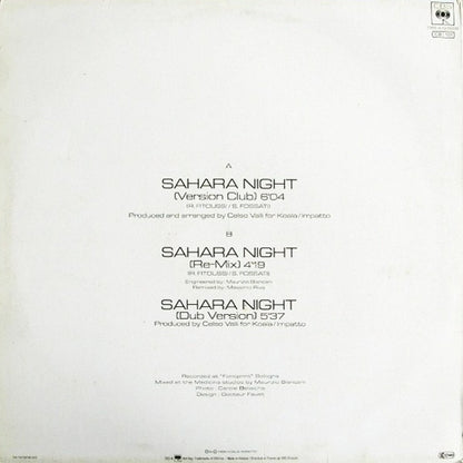 F.R. DAVID - SAHARA NIGHT | 12" MAXI SINGLE USADO