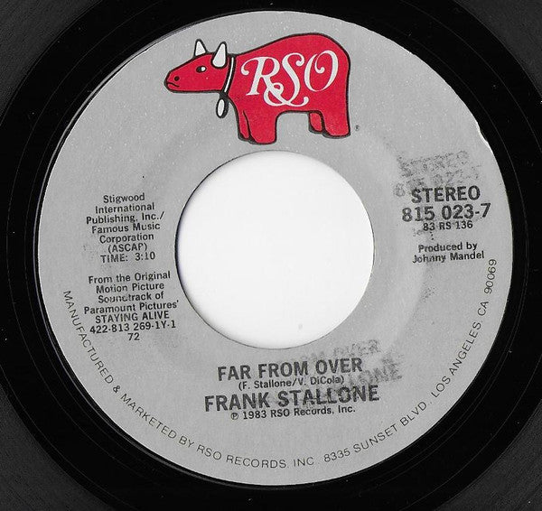 FRANK STALLONE  - FAR FROM OVER | 7" SINGLE VINILO USADO