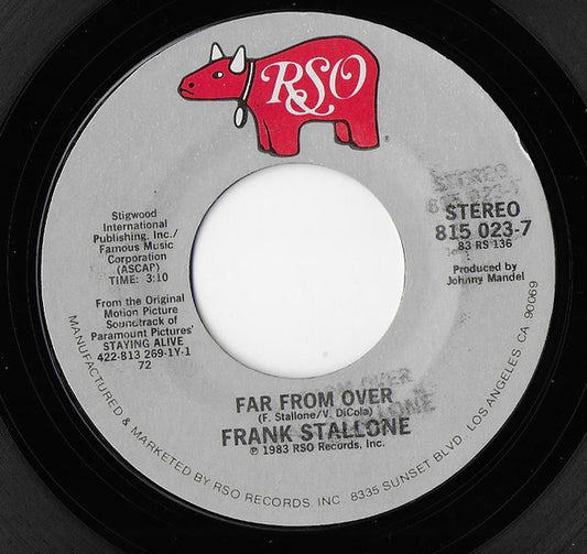 FRANK STALLONE  - FAR FROM OVER | 7" SINGLE VINILO USADO