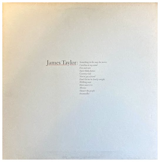 JAMES TAYLOR - GREATEST HITS | VINILO USADO