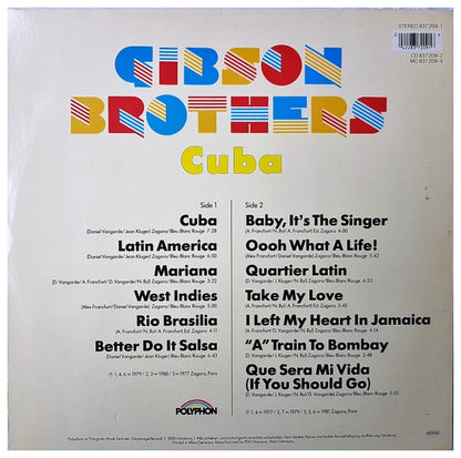 GIBSON BROTHERS - CUBA/LATIN AMERICA | VINILO USADO