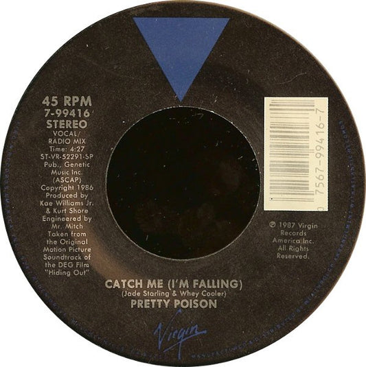 PRETTY POISON - CATCH ME I'M FALLING | 7" SINGLE VINILO USADO