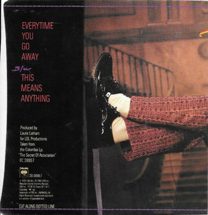 PAUL YOUNG - EVERYTIME YOU GO AWAY | 7" SINGLE VINILO USADO