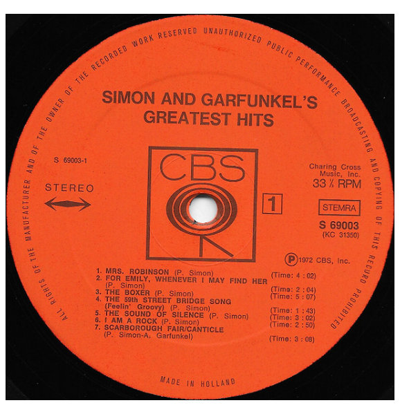 SIMON & GARFUNKEL - GREATEST HITS | VINILO USADO