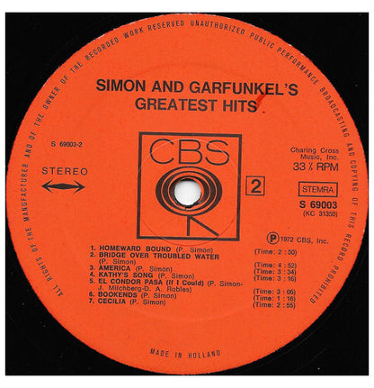 SIMON & GARFUNKEL - GREATEST HITS | VINILO USADO