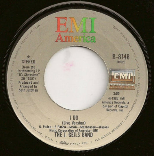 J. GEILS BAND - I DO | 7" SINGLE VINILO USADO