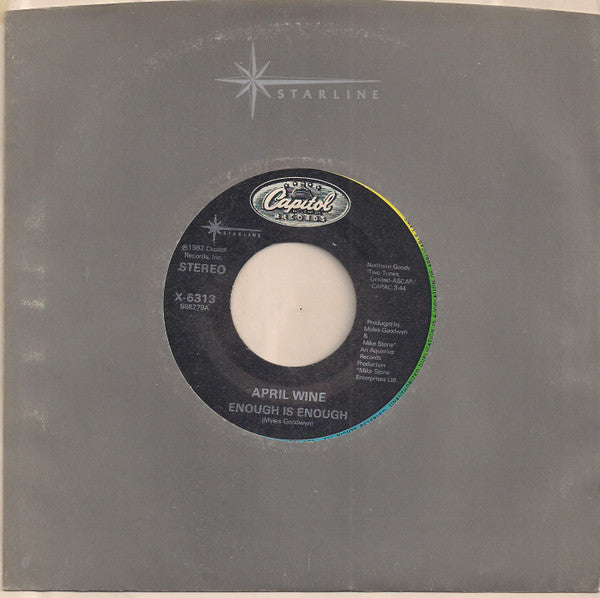 APRIL WINE - JUST BETWEEN YOU AND ME | 7" SINGLE VINILO USADO