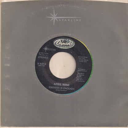 APRIL WINE - JUST BETWEEN YOU AND ME | 7" SINGLE VINILO USADO