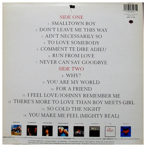 JIMMY SOMMERVILLE FT. BRONSKI BEAT AND THE COMMUNARDS - THE SINGLES COLLECTION 1984-1990 | VINILO USADO
