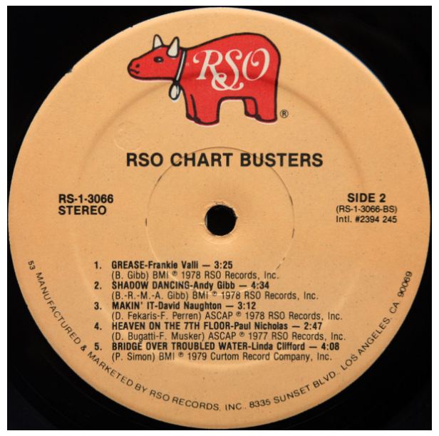 RSO CHART BUSTERS - RSO GREATEST HITS | VINILO USADO
