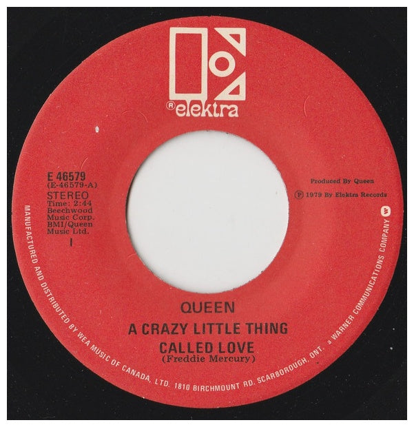 QUEEN - CRAZY LITTLE THING CALL LOVE | 7" SINGLE VINILO USADO