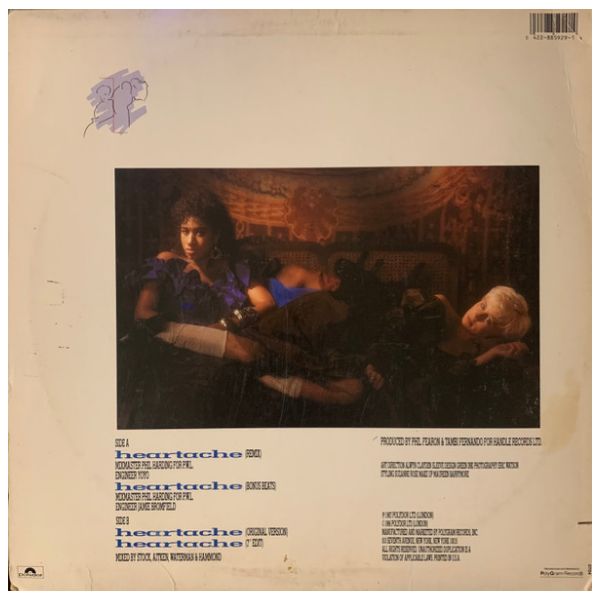 PEPSI & SHIRLIE - HEARTACHE | 12" MAXI SINGLE USADO